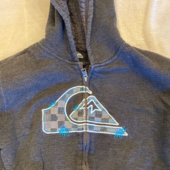 Quicksilver Sherpa lined Jacket Sz 10 /12‎ - Picture 3 of 5